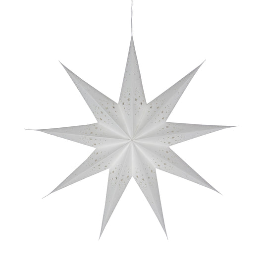 10% OFF: White 9-Point Twinkle Star, 25"
