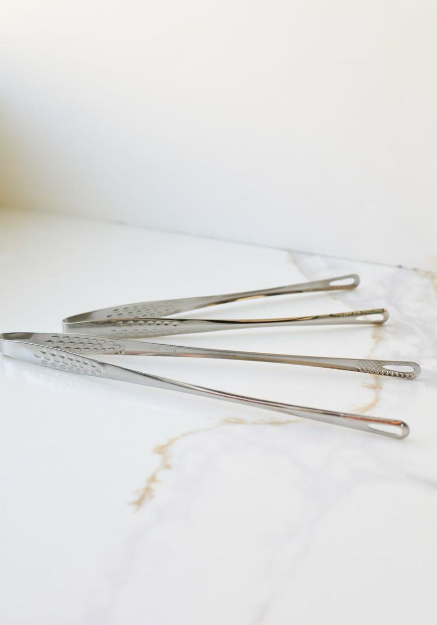 Stainless Steel Non-Slip Tongs, Choose Size