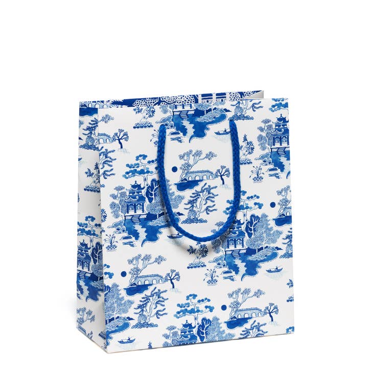 Blue Chinoiserie Gift Bag (Medium)