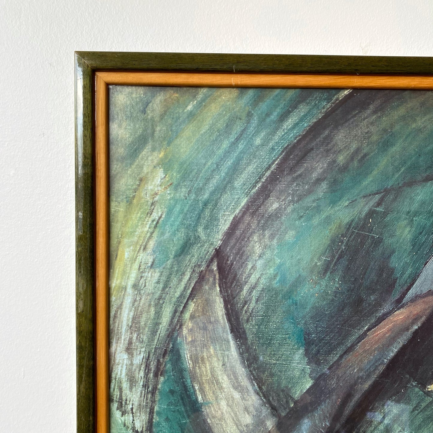 Vintage Framed Picasso & Braque Exhibition Poster Print