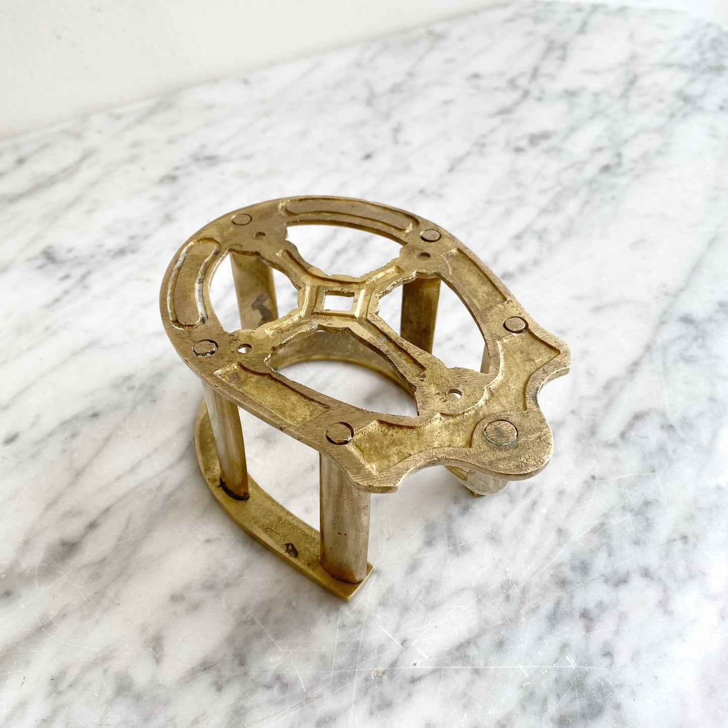 Vintage Brass Horseshoe Wall Hook