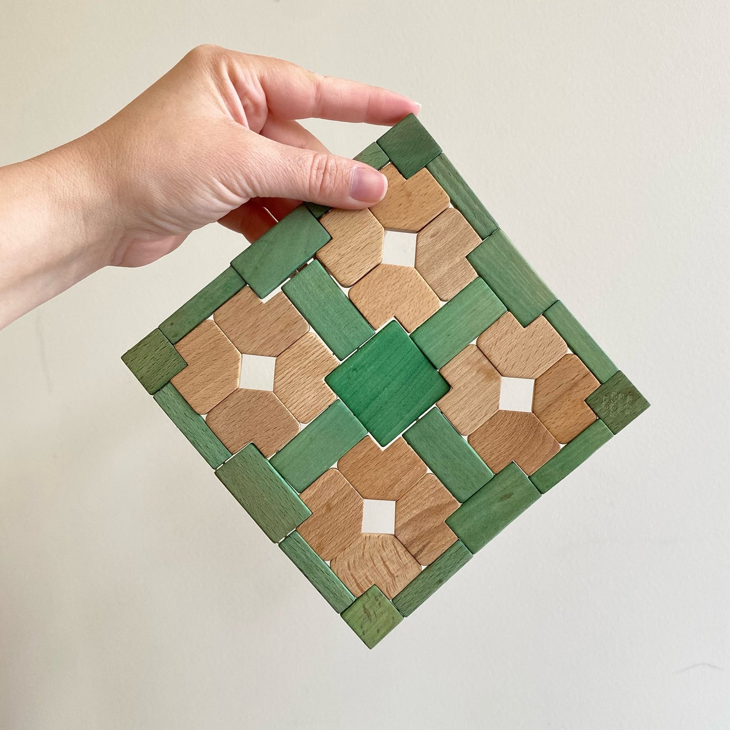 Vintage Wooden Trivet, Germany