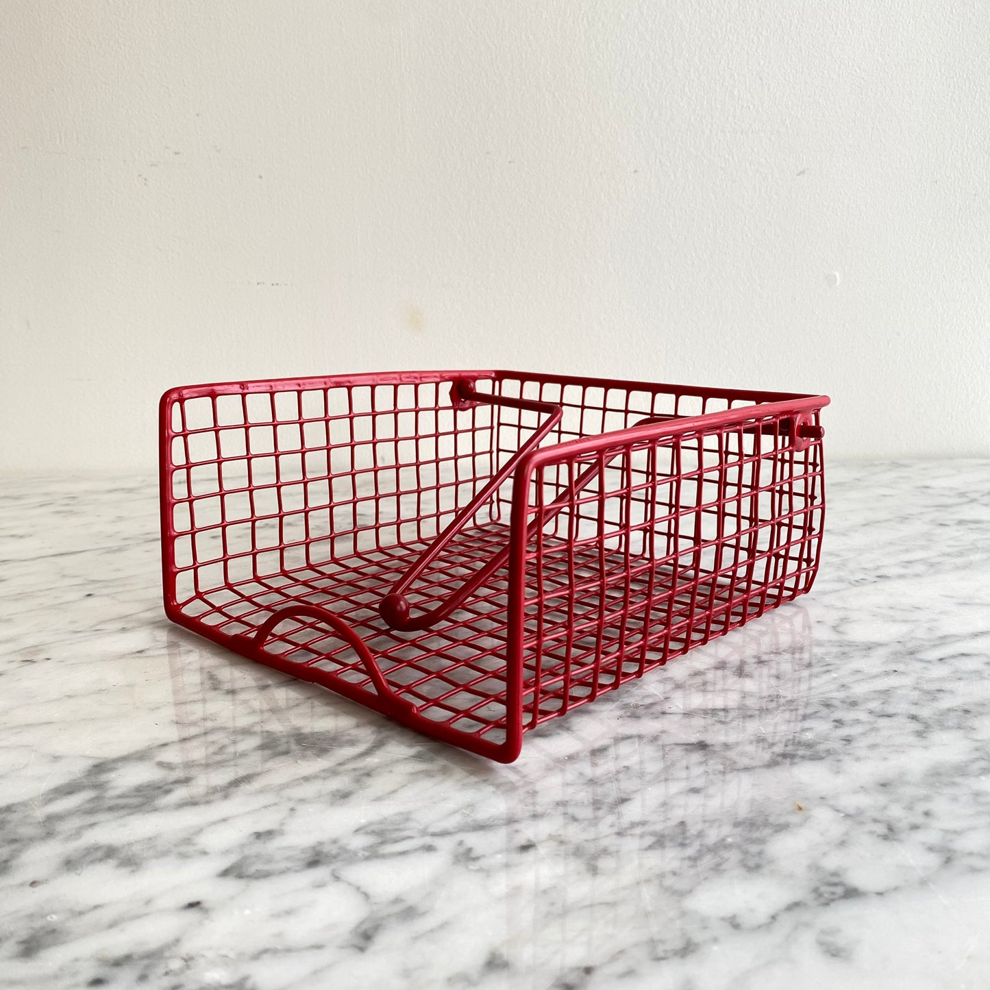 Vintage Red Wire Napkin Holder