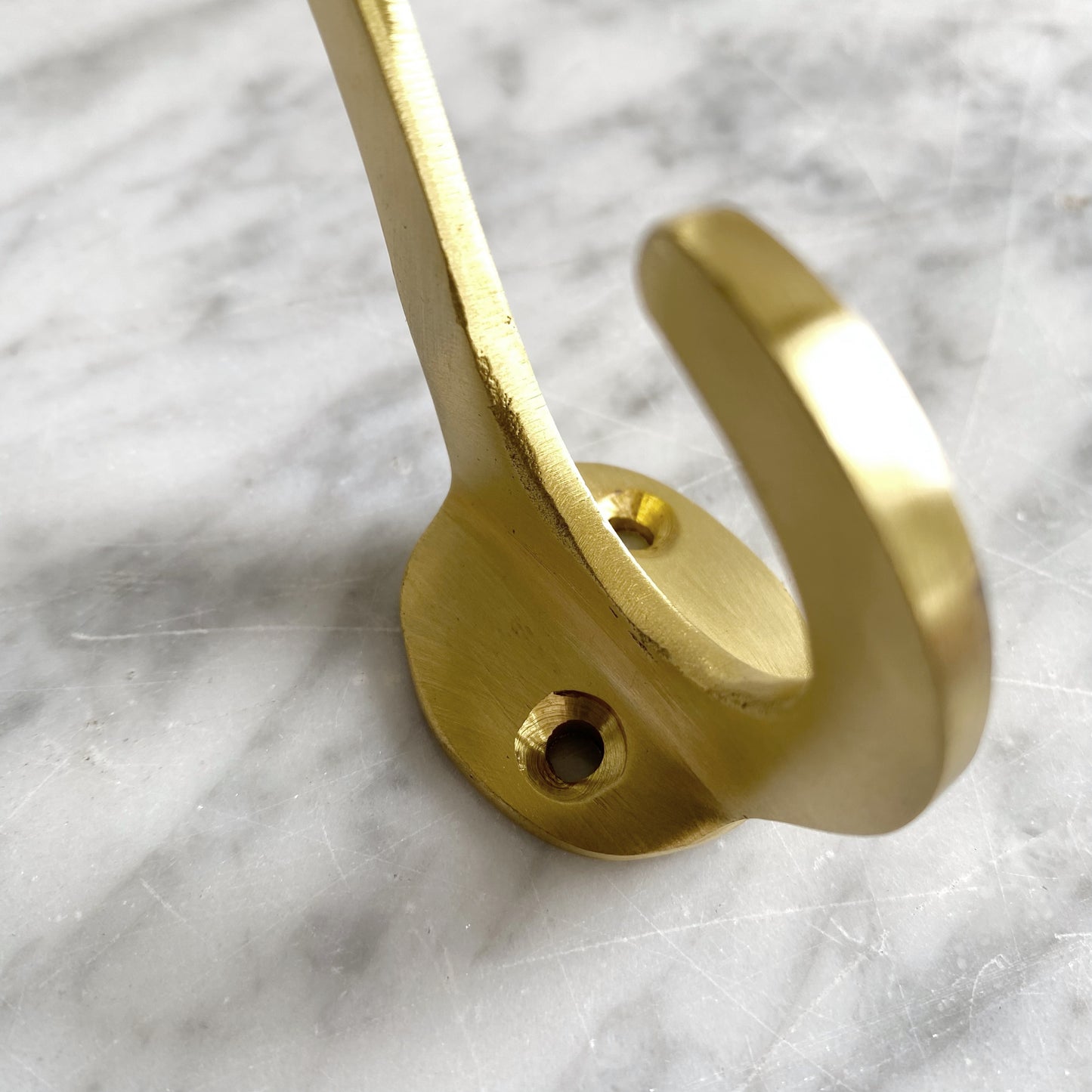 Double Brass Coat Hook