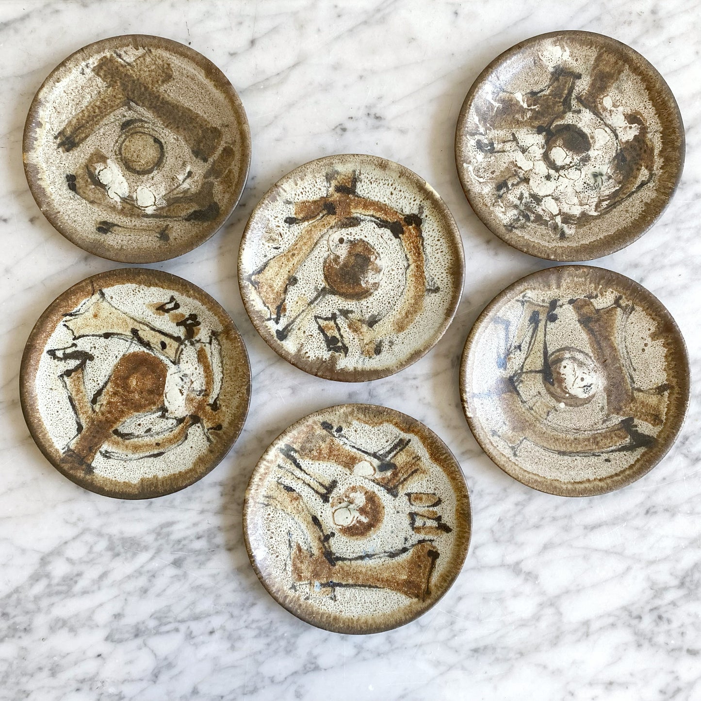 Vintage Ceramic Coffee Set (15-pc)