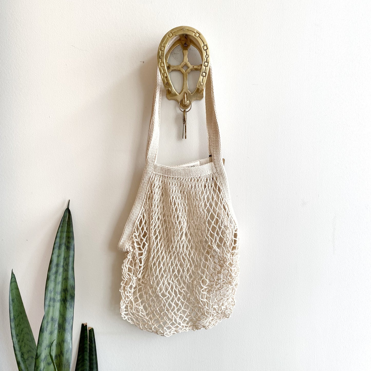 Vintage Brass Horseshoe Wall Hook