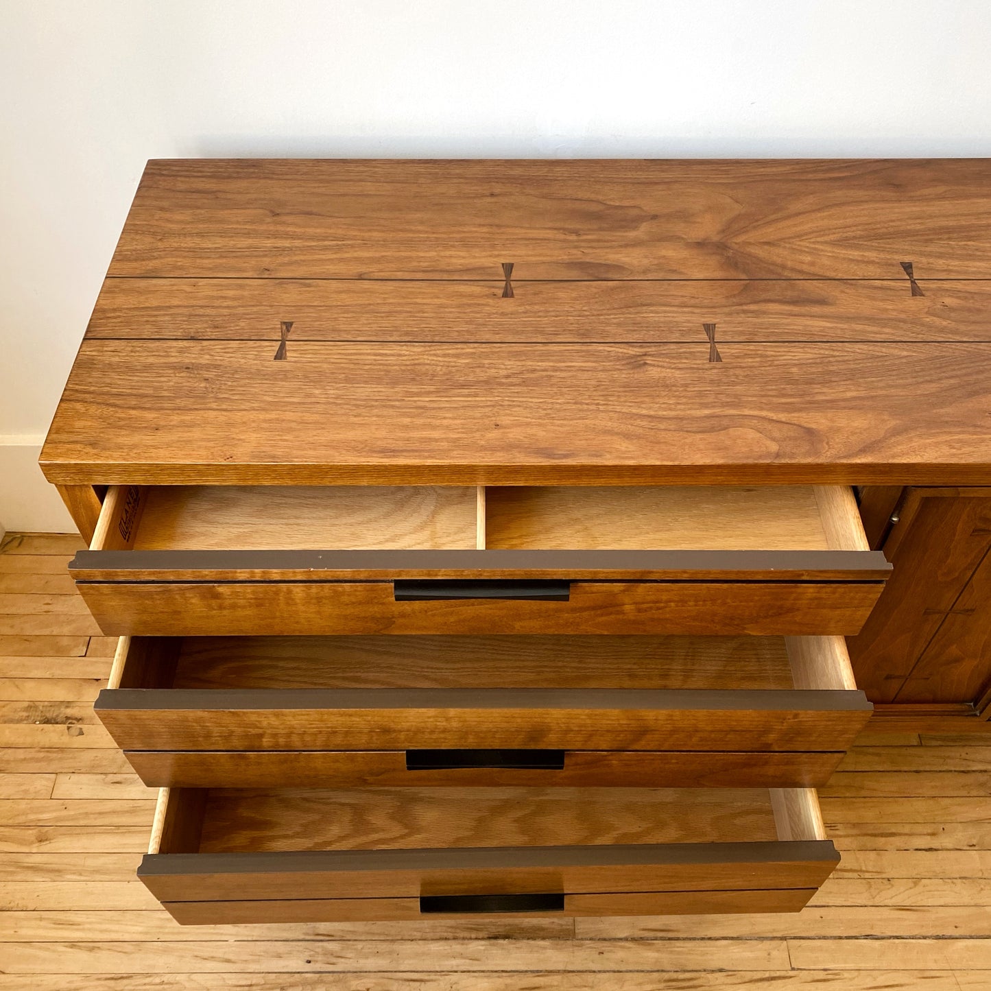 Vintage Lane “Tuxedo” Lowboy Credenza
