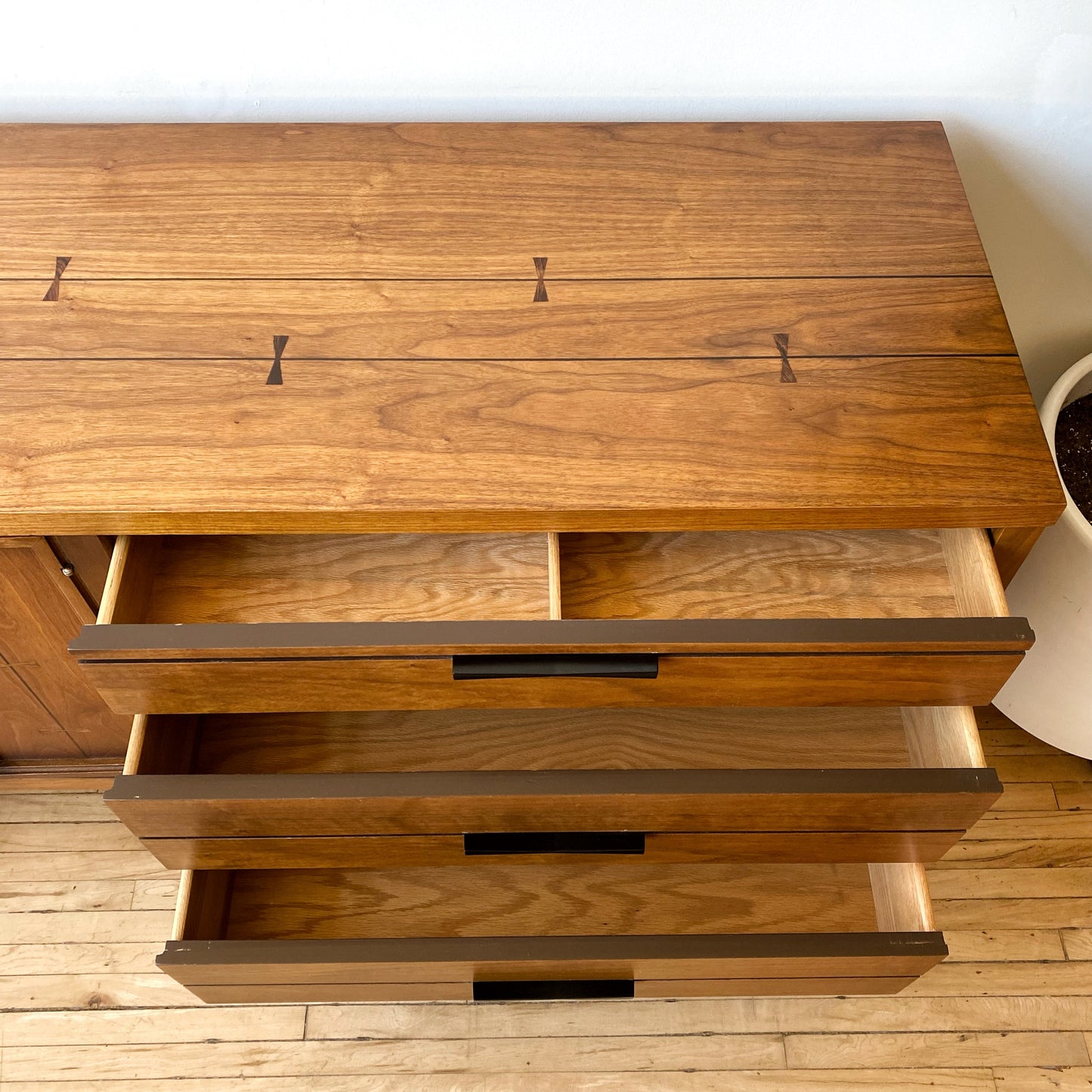 Vintage Lane “Tuxedo” Lowboy Credenza