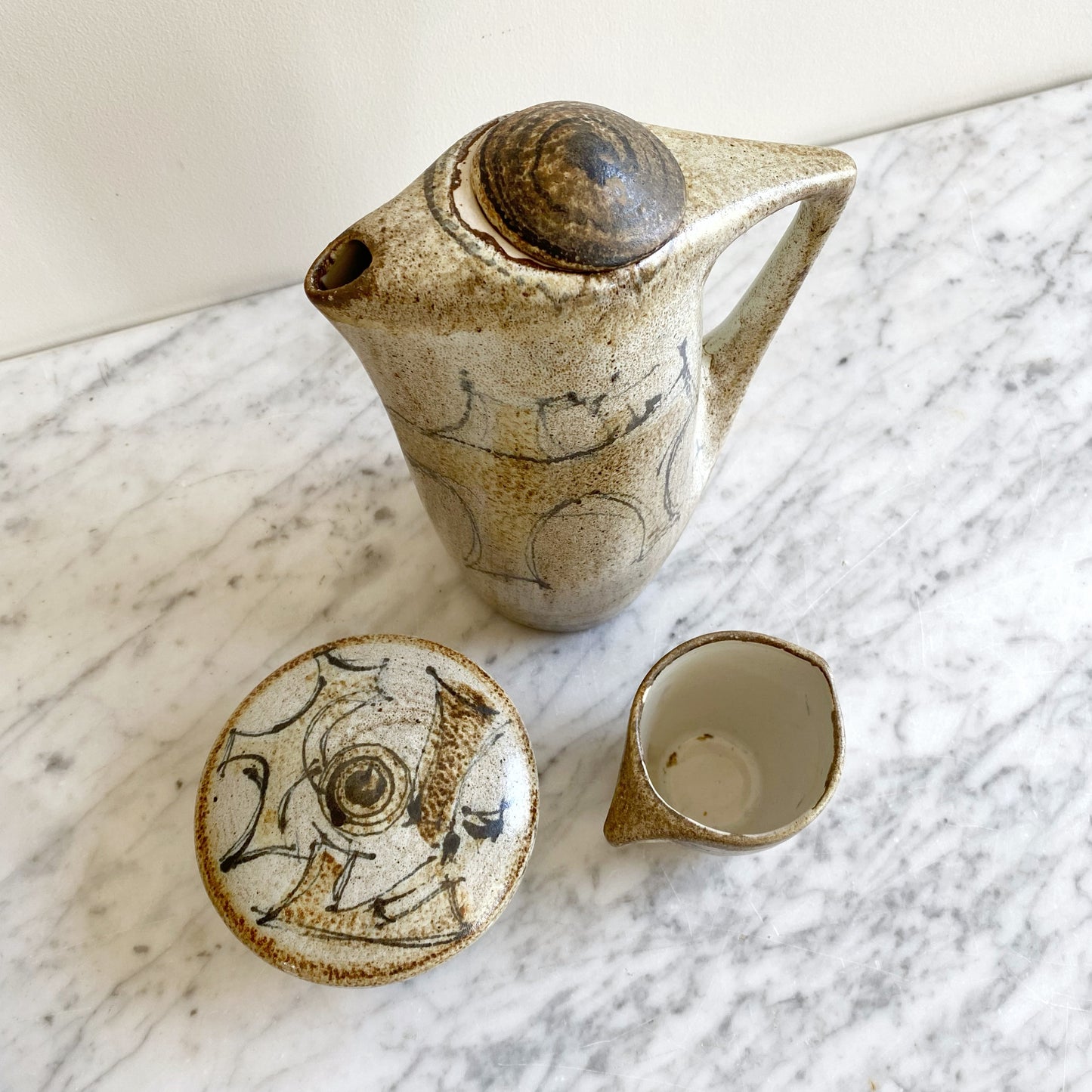 Vintage Ceramic Coffee Set (15-pc)