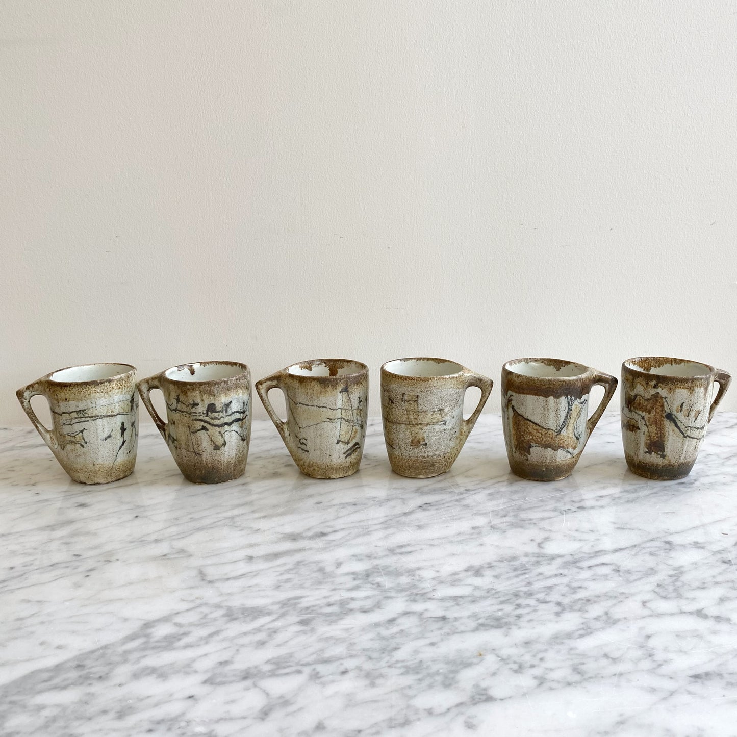 Vintage Ceramic Coffee Set (15-pc)