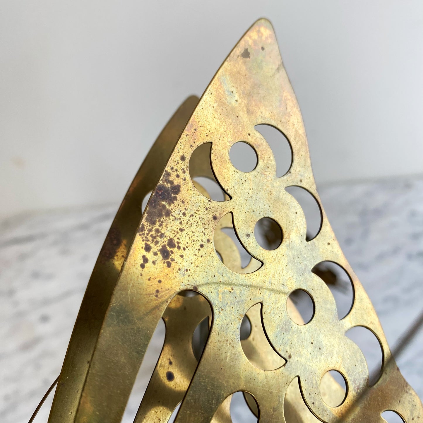 Trio of Vintage Brass Butterflies