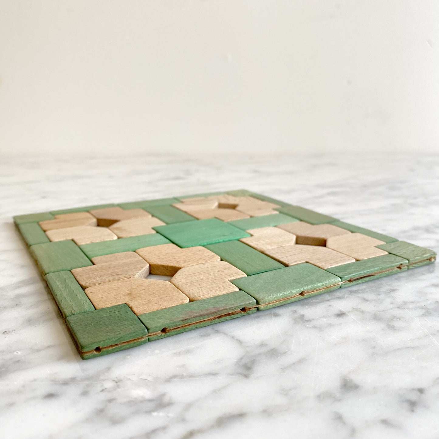 Vintage Wooden Trivet, Germany