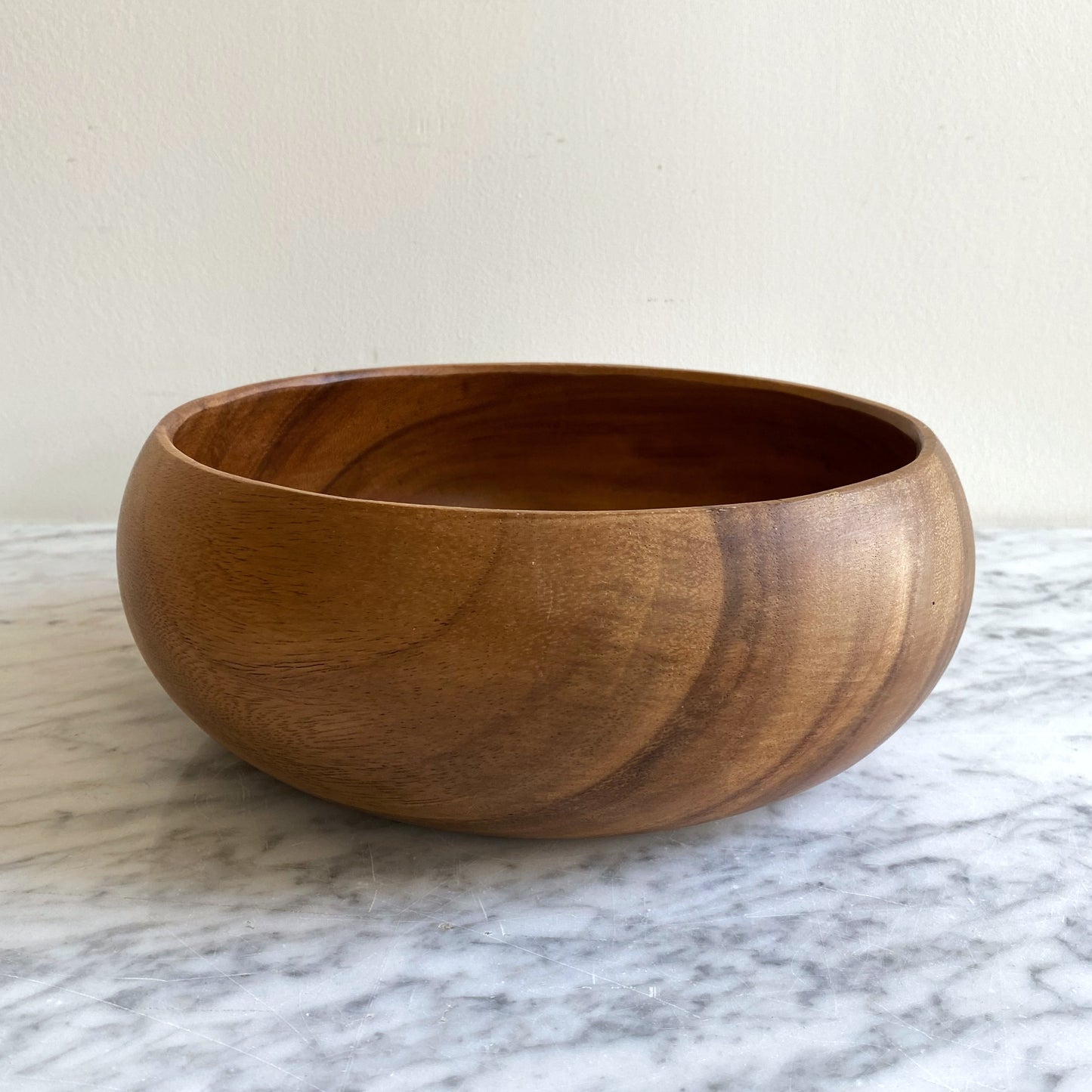 Vintage Turned Wood Serving Set (6-pc)