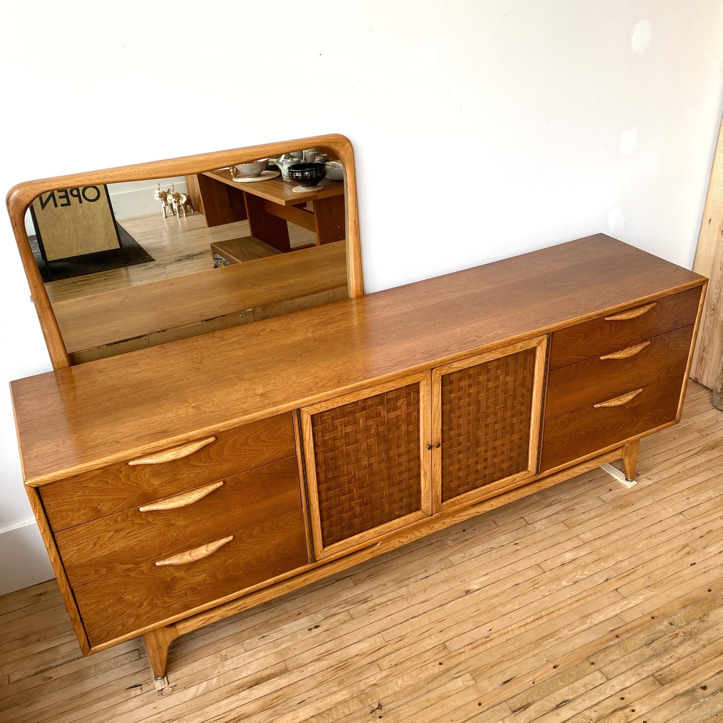 Vintage MCM Lowboy Dresser / Credenza by Lane, Circa 1960's