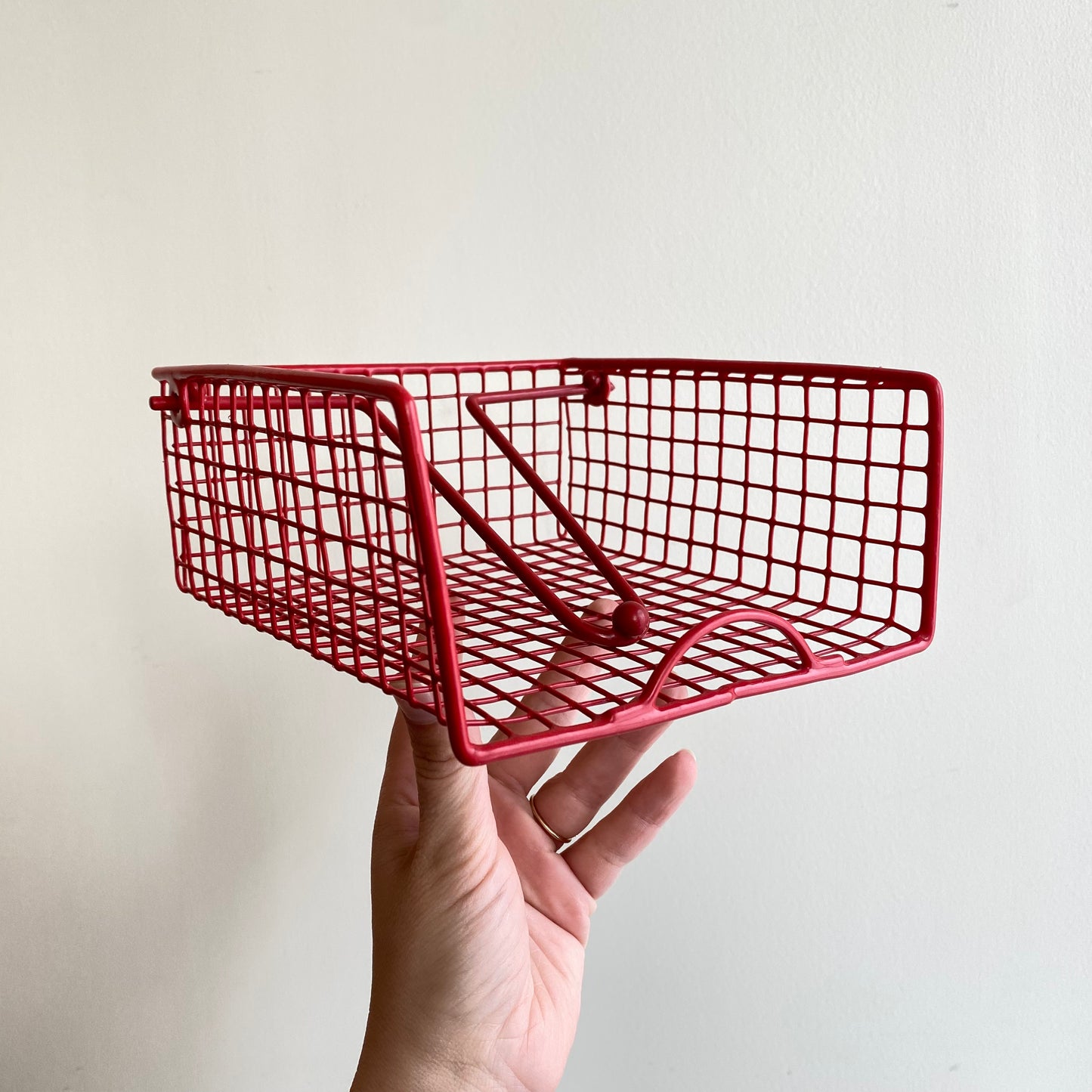 Vintage Red Wire Napkin Holder