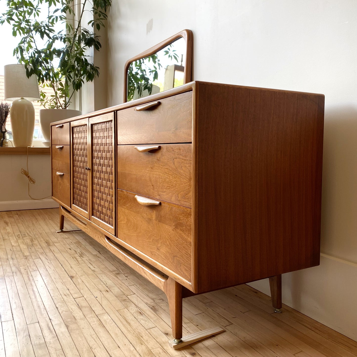 Vintage MCM Lowboy Dresser / Credenza by Lane, Circa 1960's