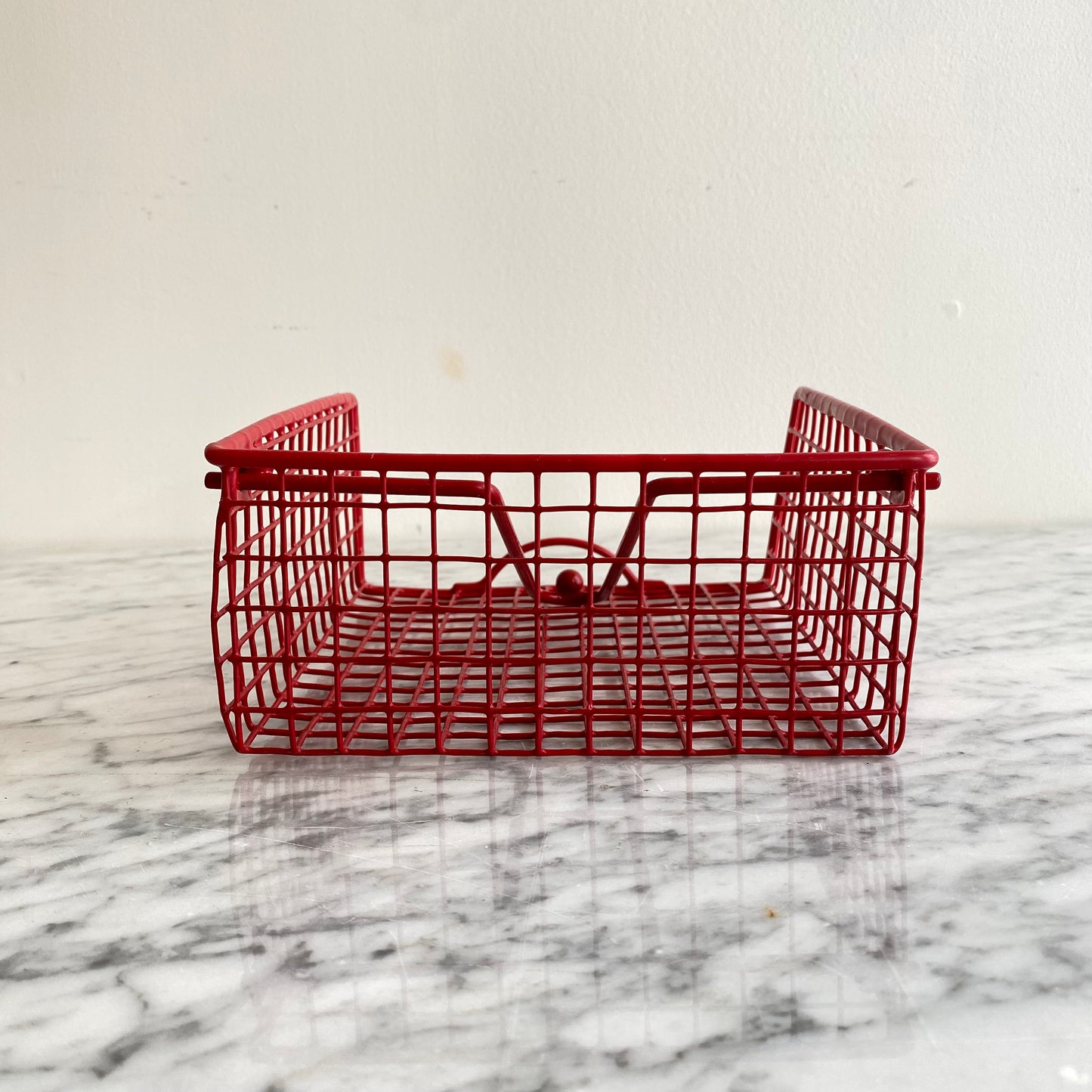 Vintage Red Wire Napkin Holder