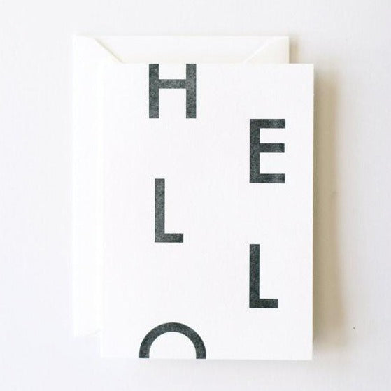 Bold Hello Card