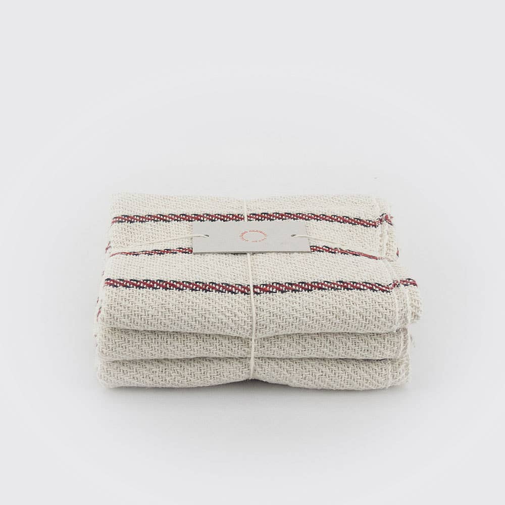 3 Cotton Cloth Hand Towel Set, Choose Style