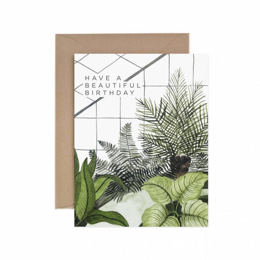 Beautiful Birthday Greenhouse Card