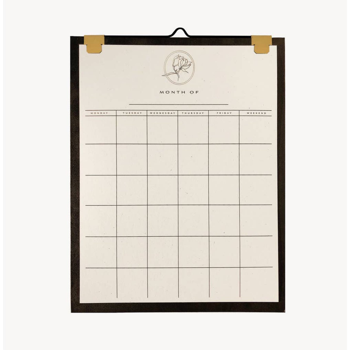Flora Wall Calendar