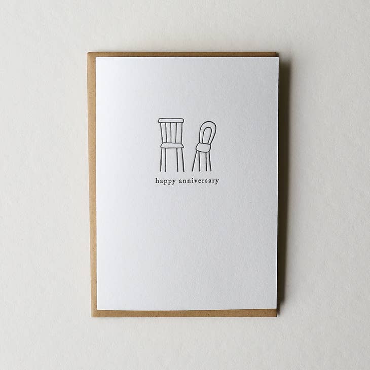 Anniversary Chairs Card