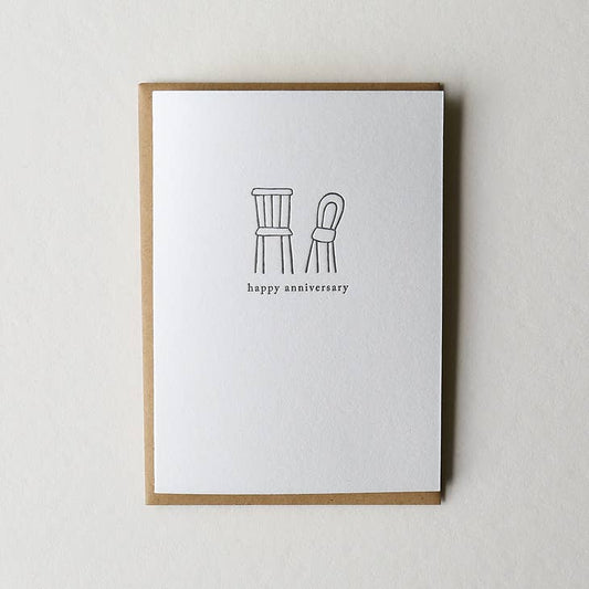 Anniversary Chairs Card
