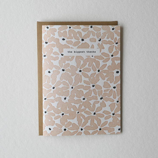 The Biggest Thanks Card