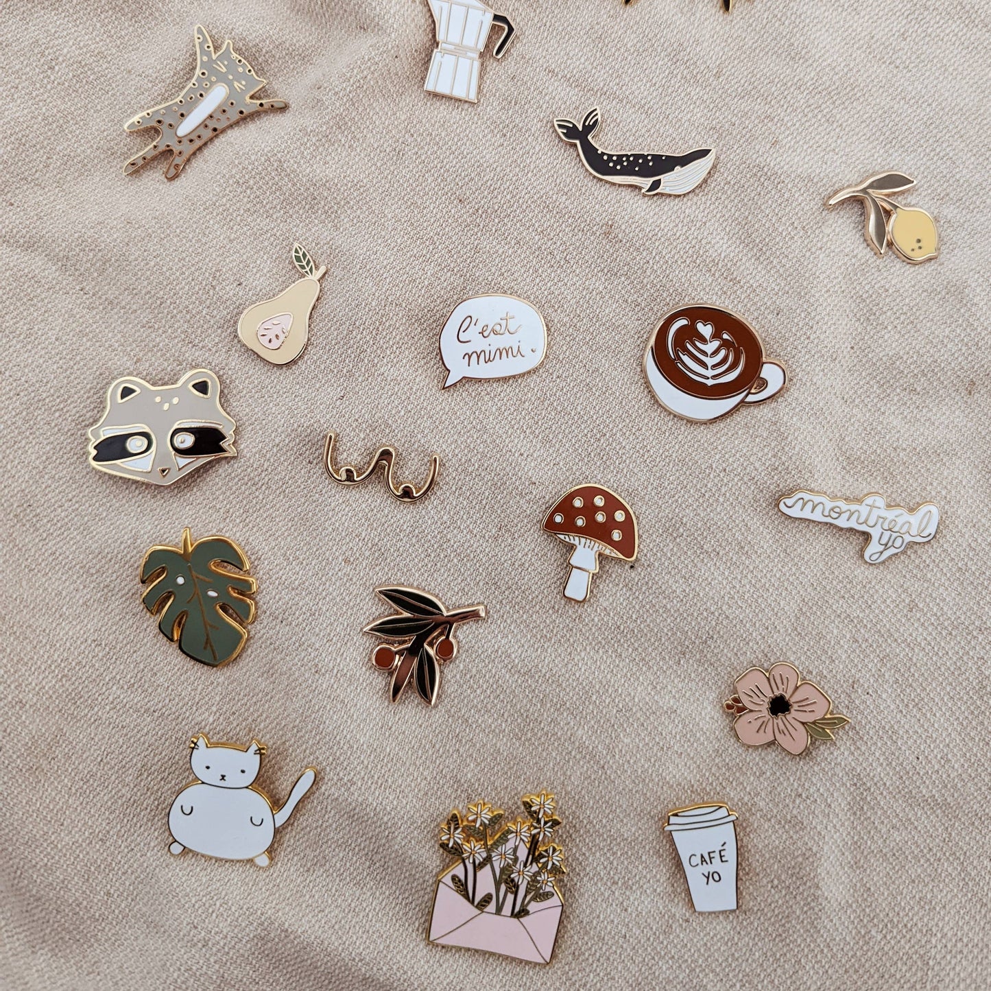 Cafe Yo Enamel Pin