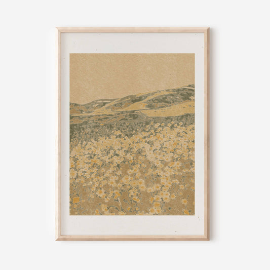 "Field of 70's Wallpaper" Art Print (11 x 14)