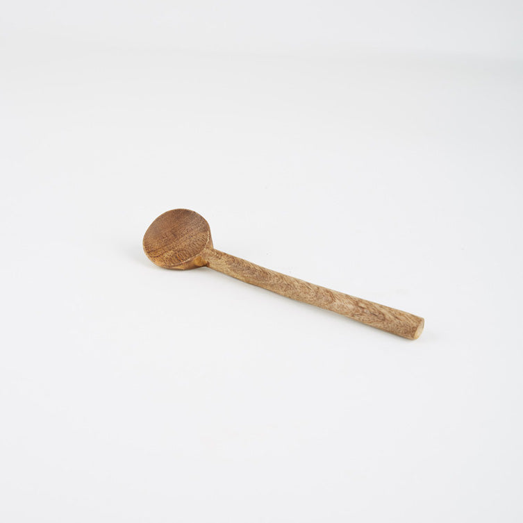 Carved Round Spoon, Mango Wood