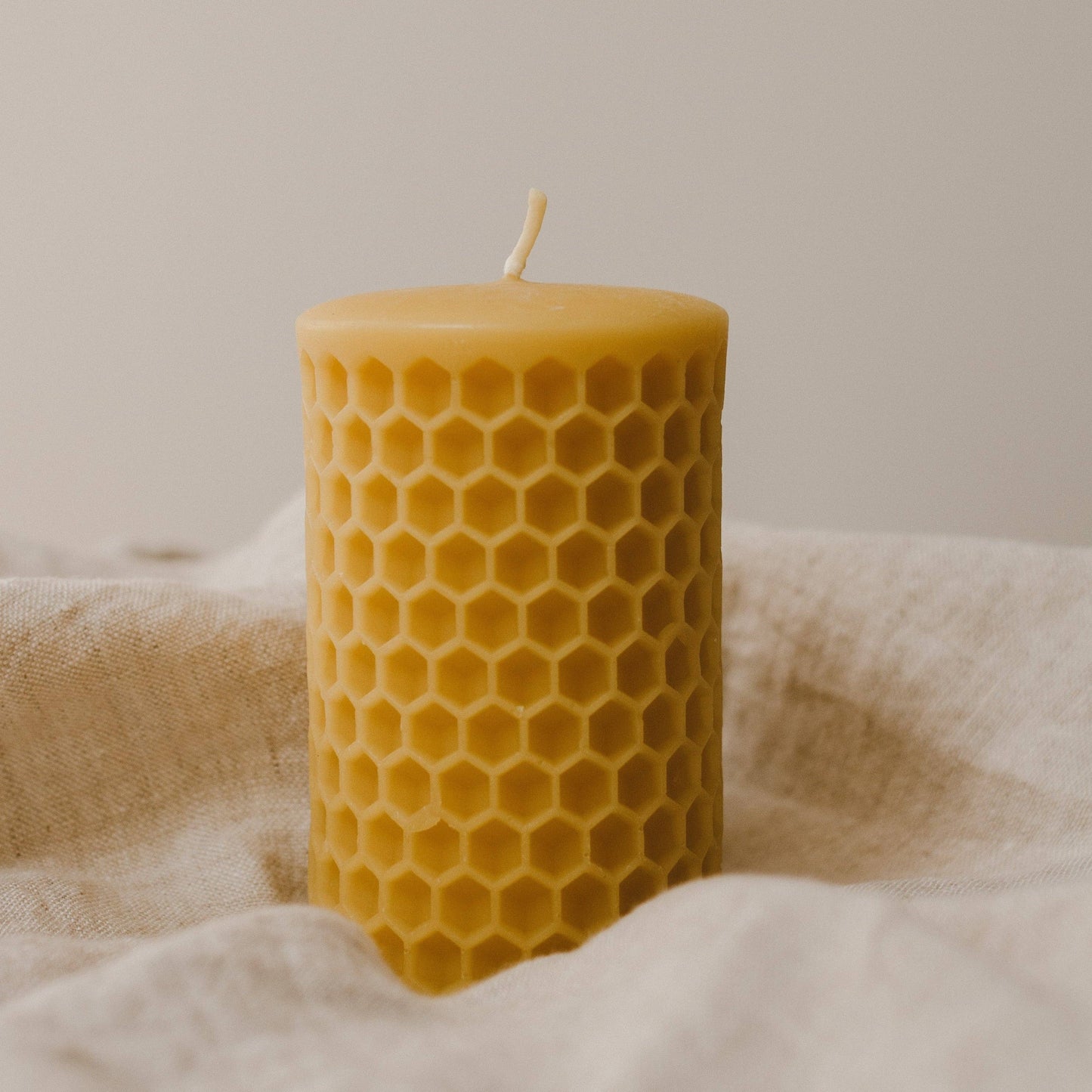Honeycomb Beeswax Pillar Candle, Choose