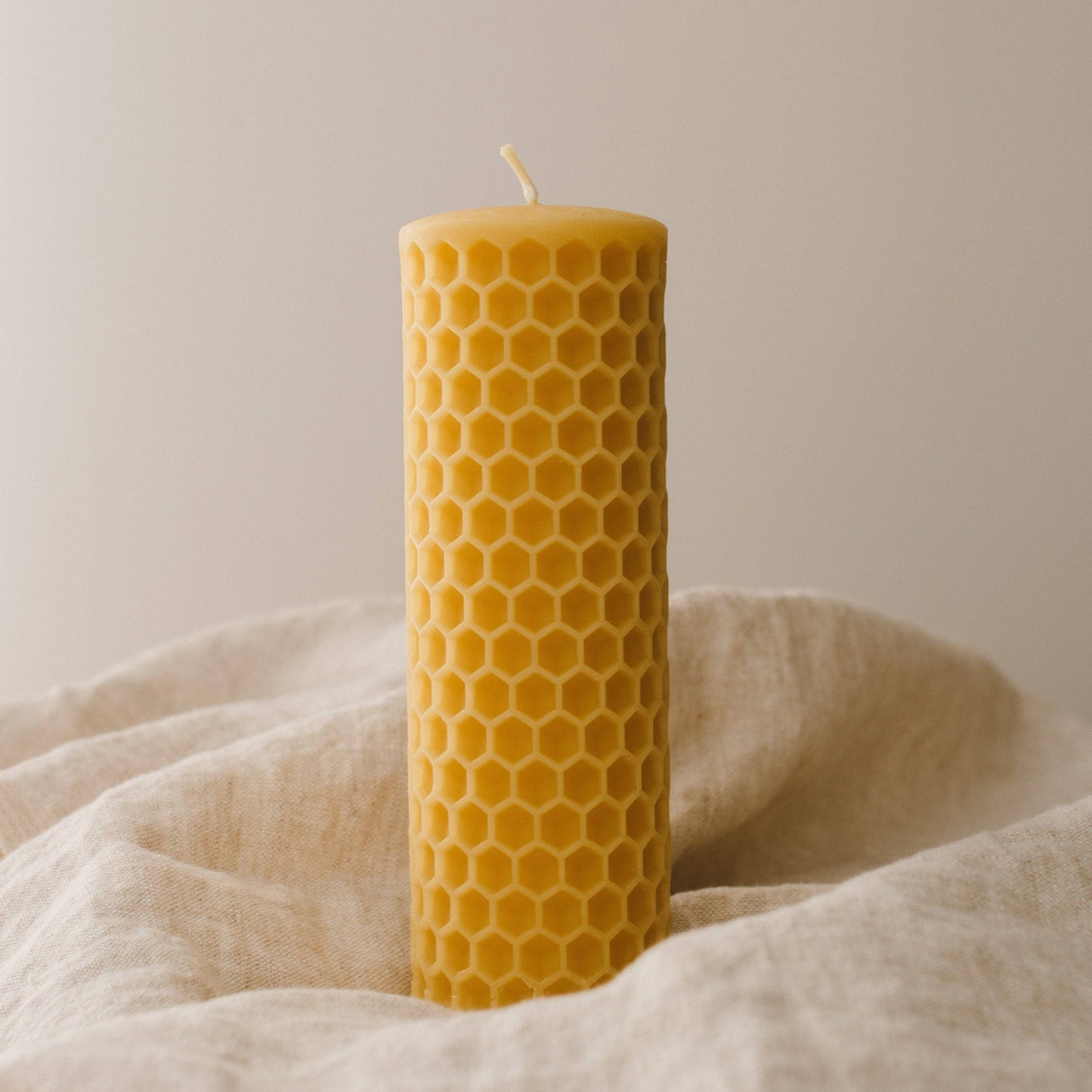 Honeycomb Beeswax Pillar Candle, Choose