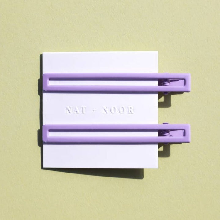 LEIA Hair Clips, Lilac