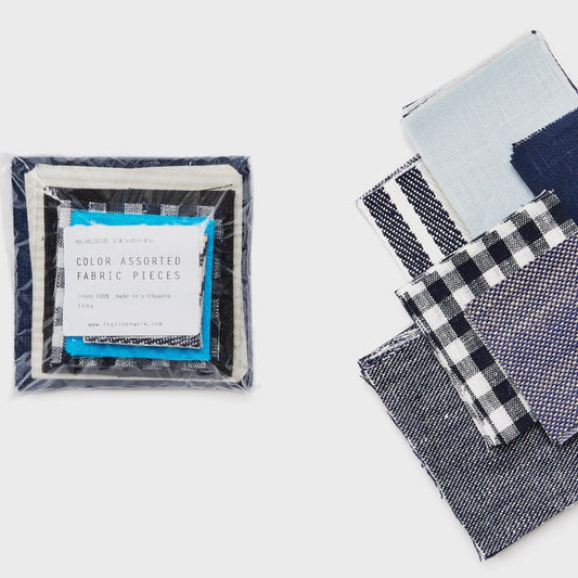 Linen Remnant Set: 100g Assorted Size / Colors