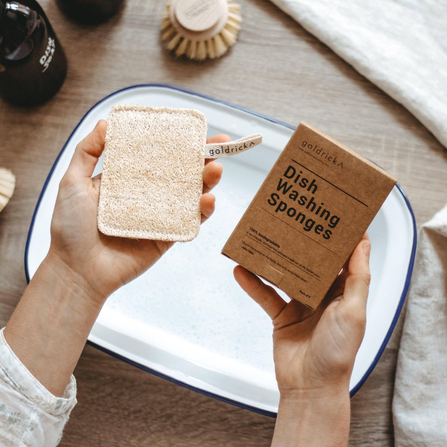 Loofah Dishwashing Sponges (Box of 5)