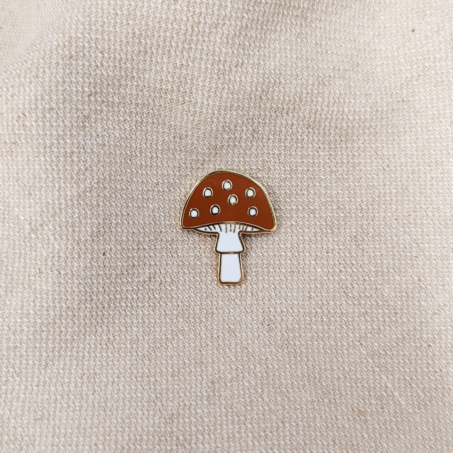 Mushroom Enamel Pin