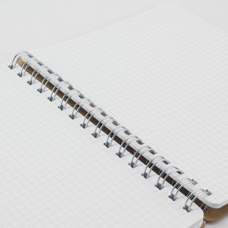 Spiral A5 Notebook, Grid or Dot