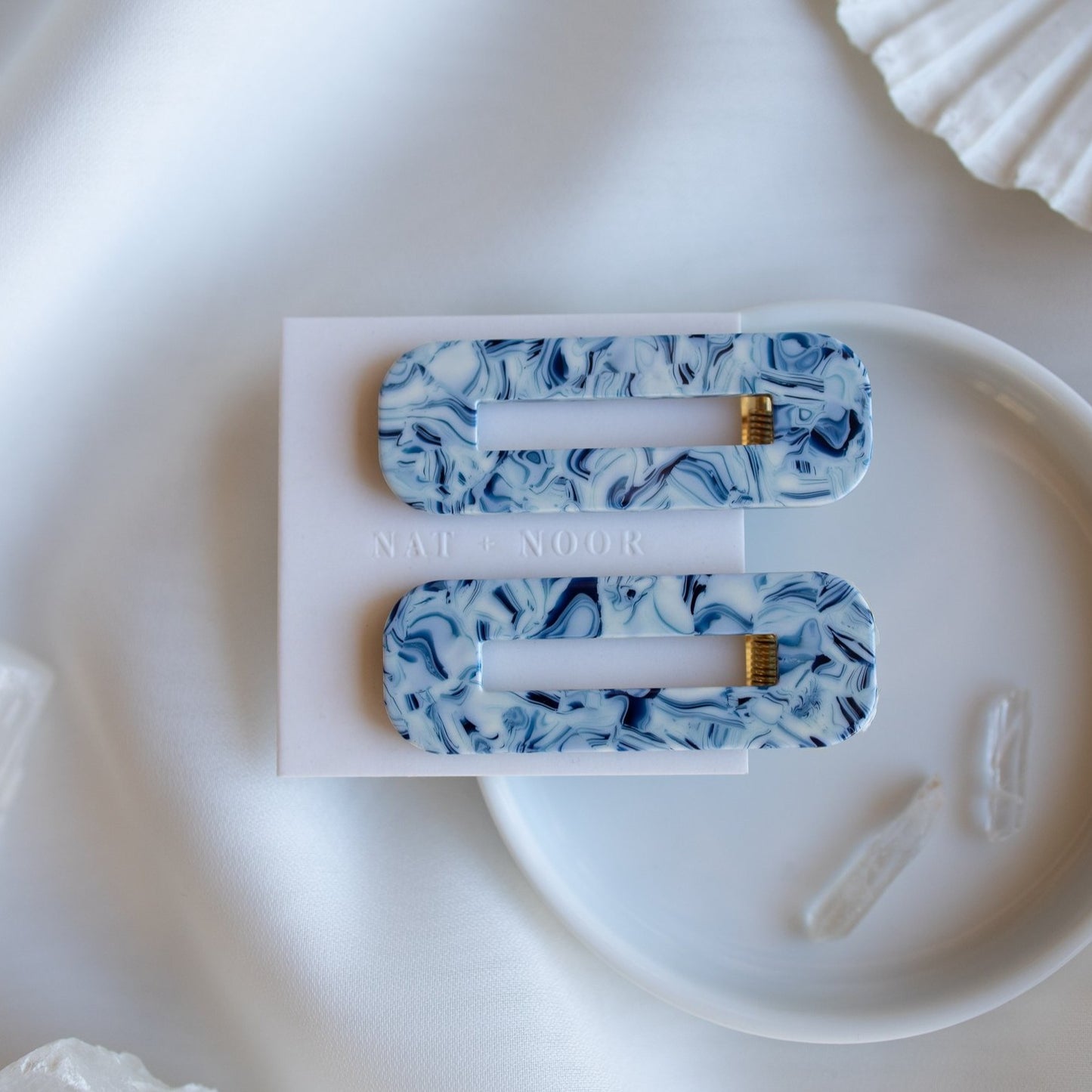 Tortoise Clip Duo, Ocean