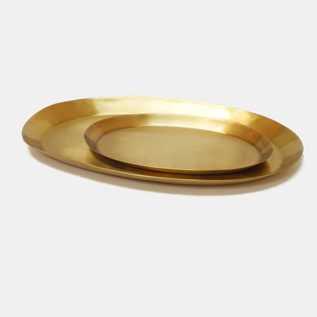 Brass Oval Tray, Choose Size