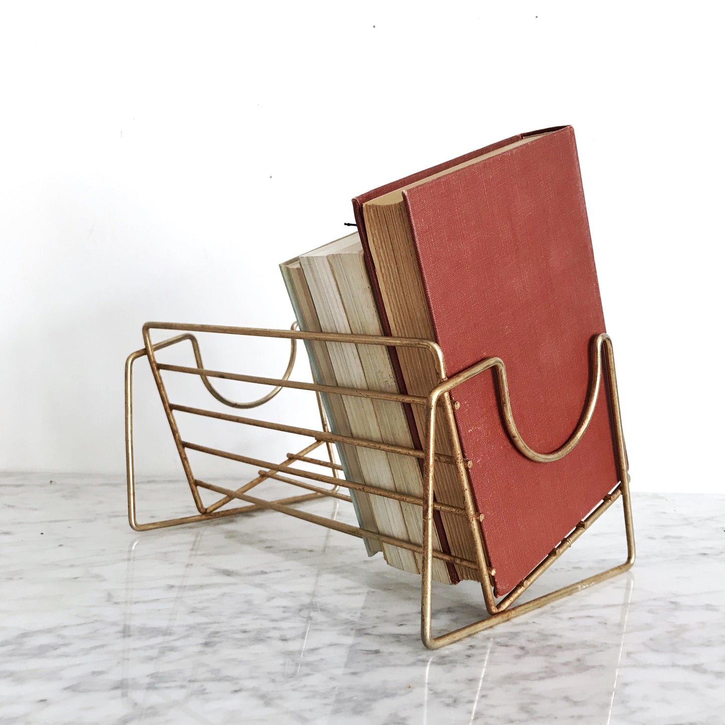Vintage Gold Wire Book Holder