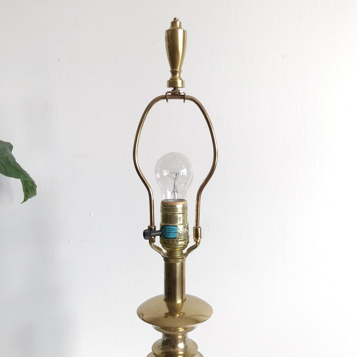 Vintage Stiffel Table Lamp with Shade