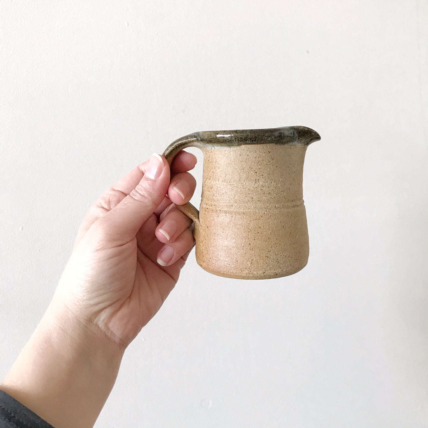 Handcrafted Studio Pottery Stoneware Creamer, John Leach