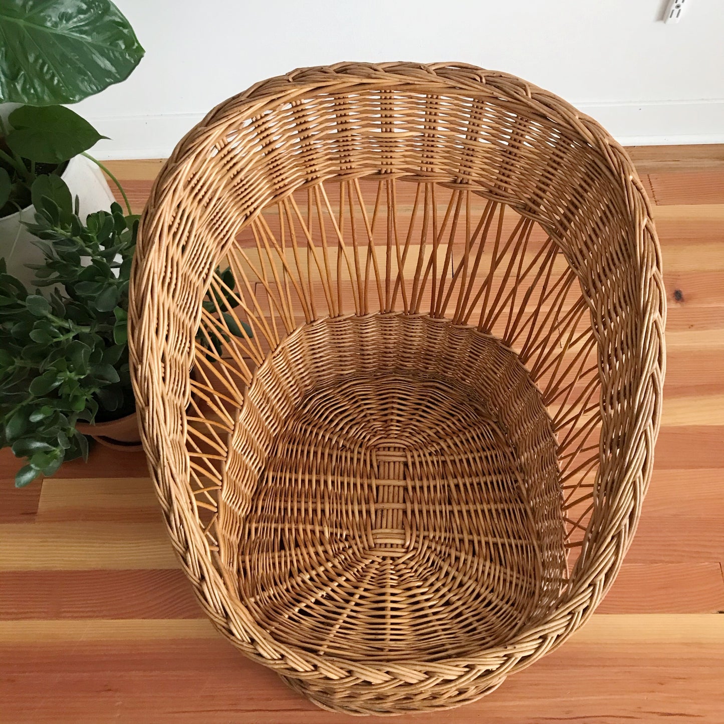 Vintage Sculptural Wicker Seating