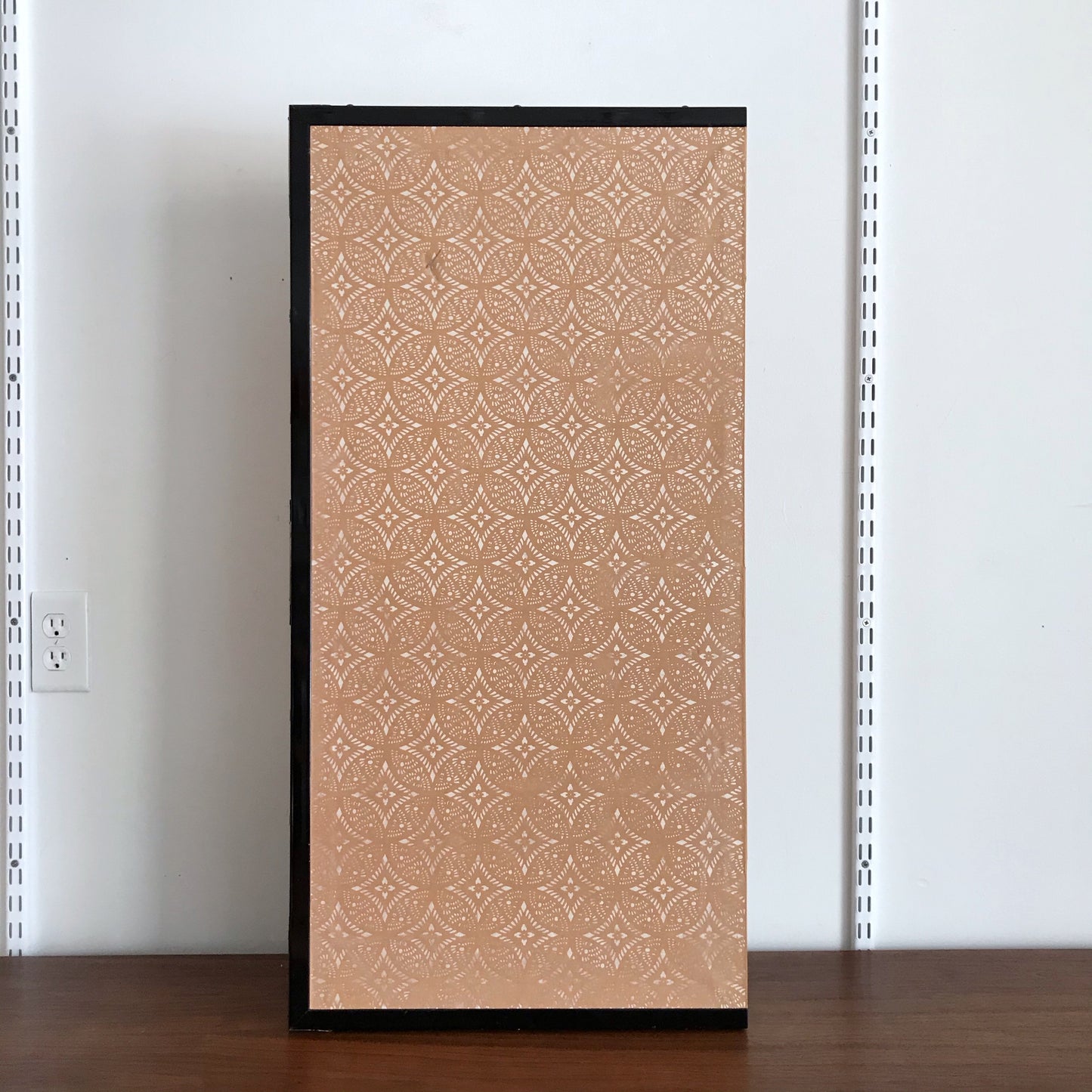 Vintage Hand-Painted Folding Screen / Room Divider (70" x 36")