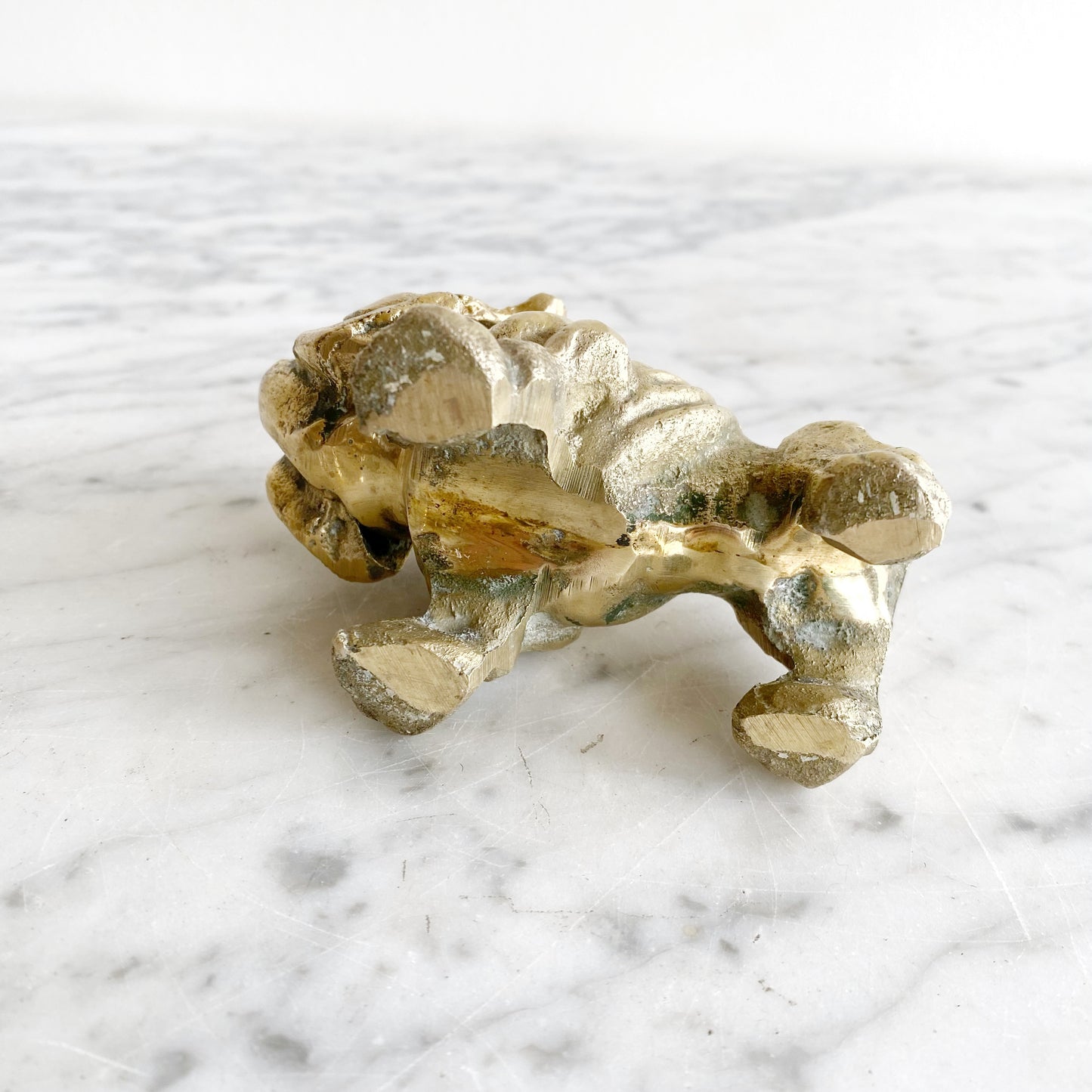 Vintage Brass Bull Dog