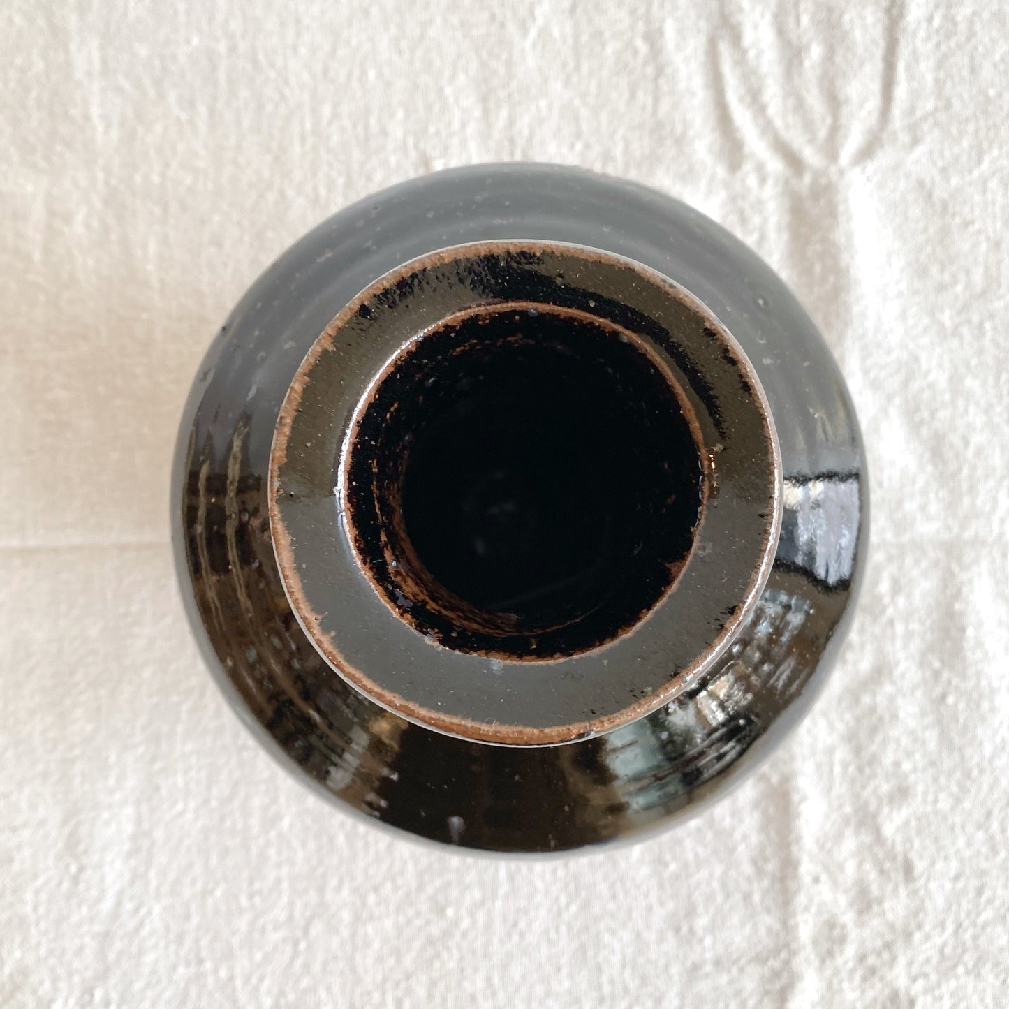 Vintage Studio Pottery Vase, 8.25”