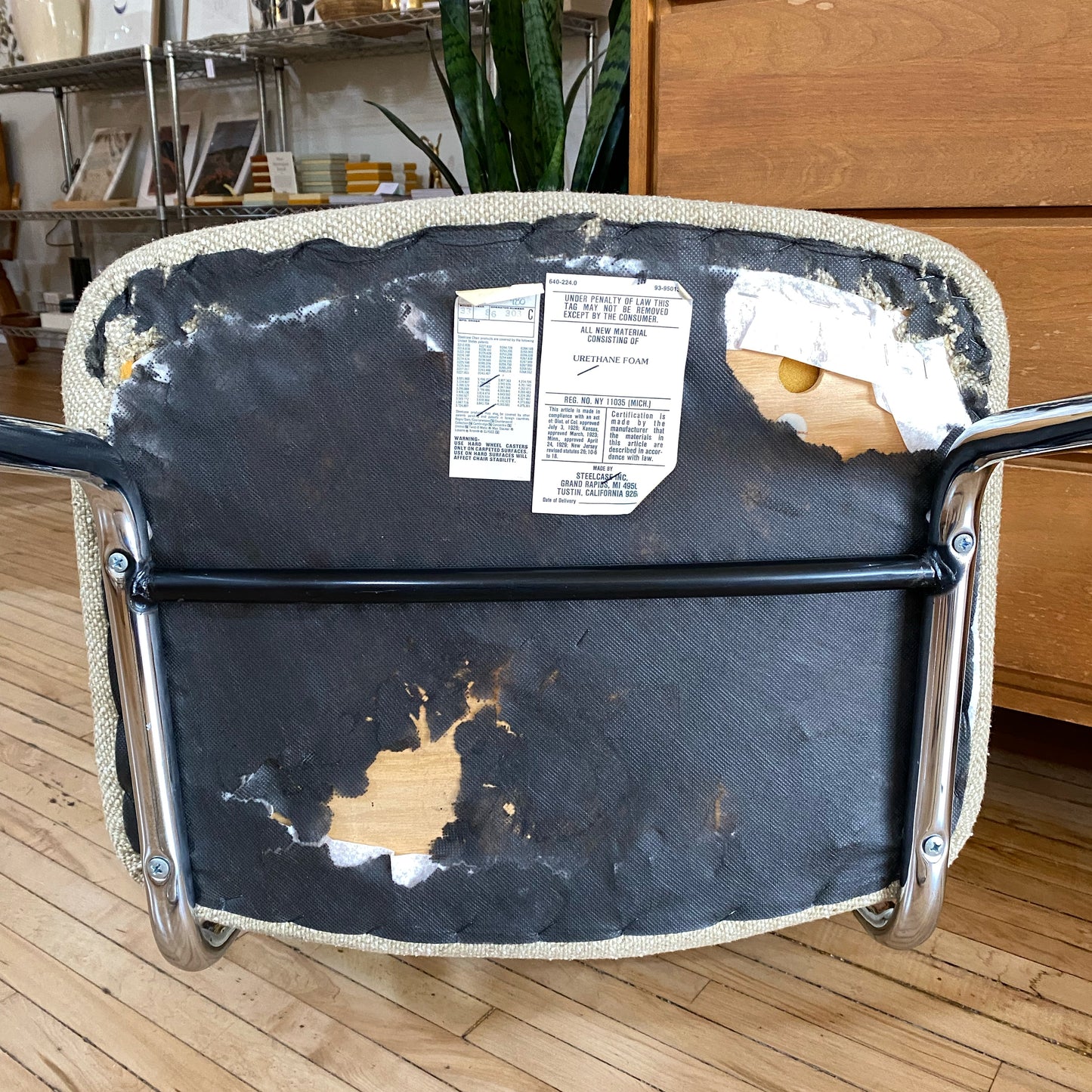Vintage Cantilever Desk Chair by Steelcase