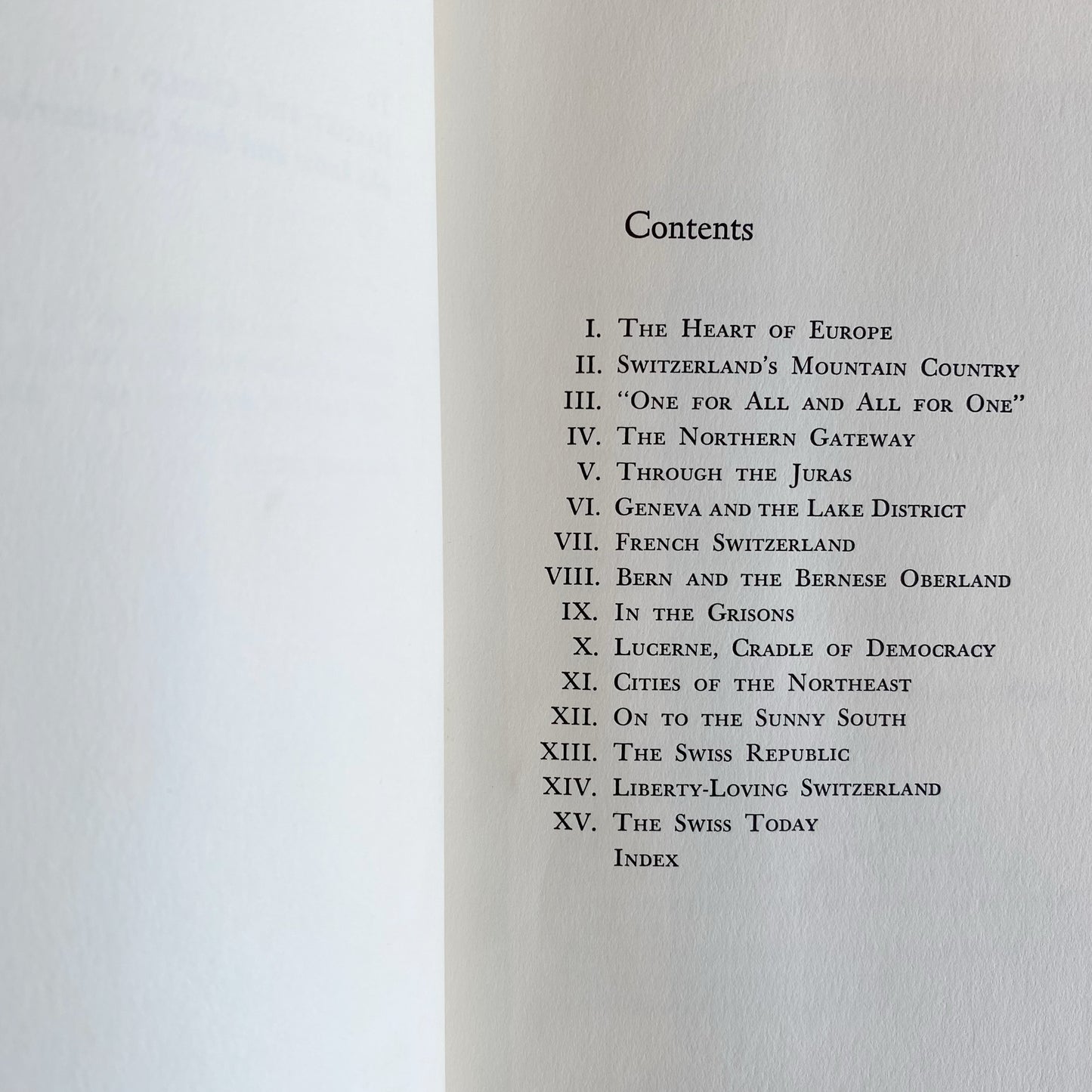 Book: The Land and People of Switzerland