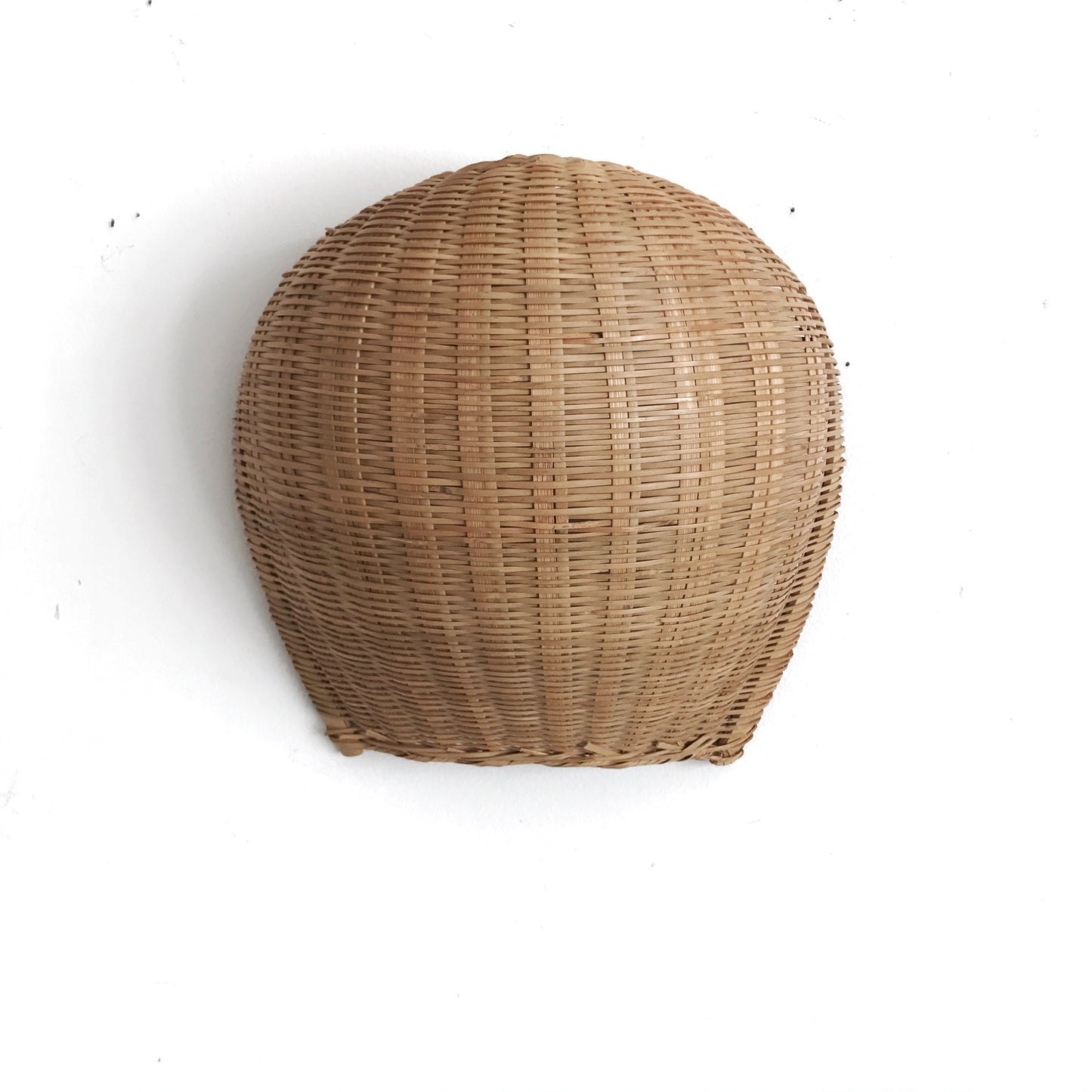 Vintage Woven Wicker Grain Scoop